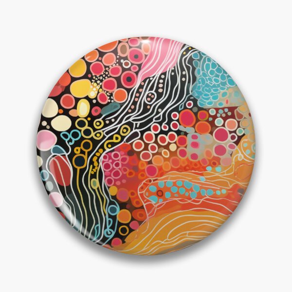 Item preview, Aboriginal Inspired Dot Art - Bright Youthful Energy designed and sold by GrinGalore.