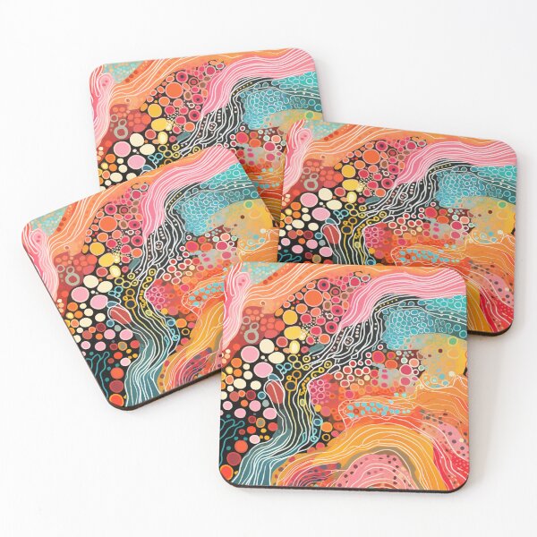 Item preview, Aboriginal Inspired Dot Art - Bright Youthful Energy designed and sold by GrinGalore.