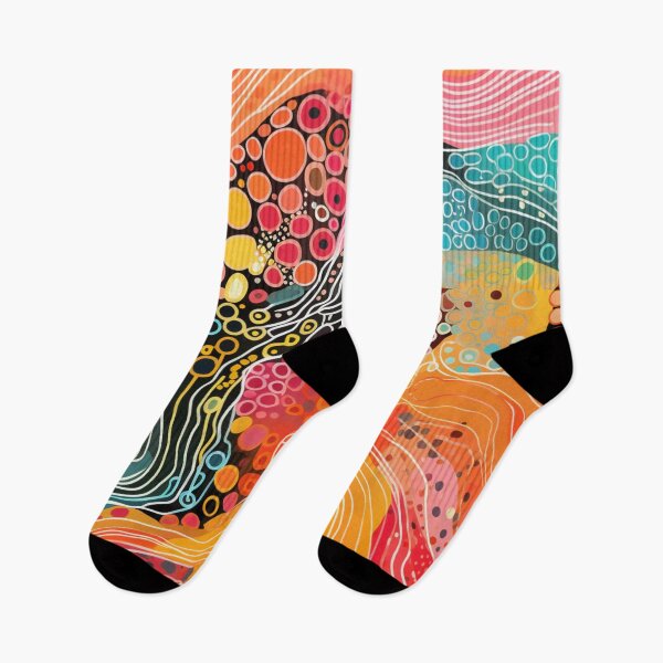 Item preview, Aboriginal Inspired Dot Art - Bright Youthful Energy designed and sold by GrinGalore.