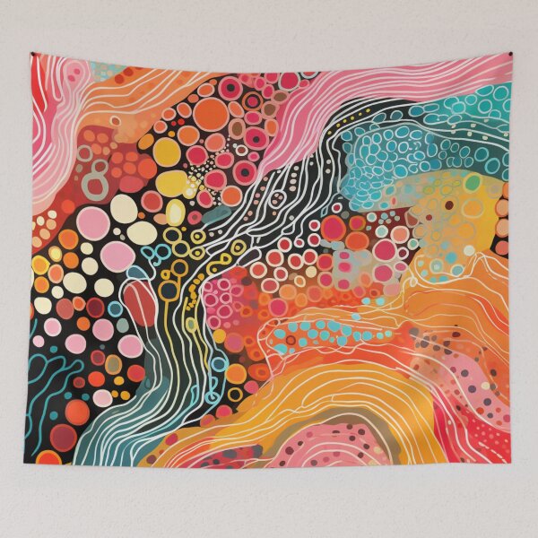 Item preview, Aboriginal Inspired Dot Art - Bright Youthful Energy designed and sold by GrinGalore.