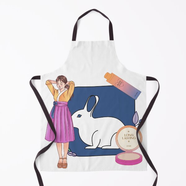 Item preview, Yellow Hanbok Lady and White Rabbit designed and sold by Kanniax.