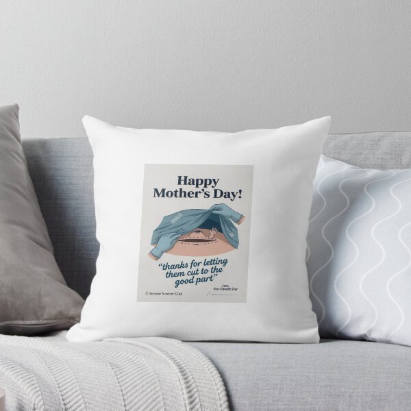 Item preview, Funny C-Section Mother's Day Card designed and sold by WaggishDesign.