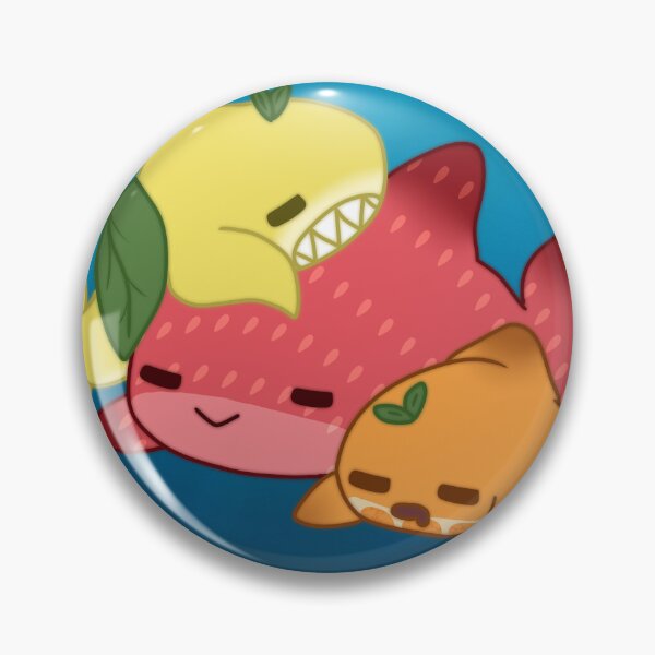 Item preview, Sleepy Fruit Sharks designed and sold by WrenFair.