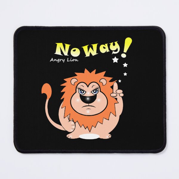 Item preview, No Way, Says the Angry Lion! designed and sold by Shirley cute art .