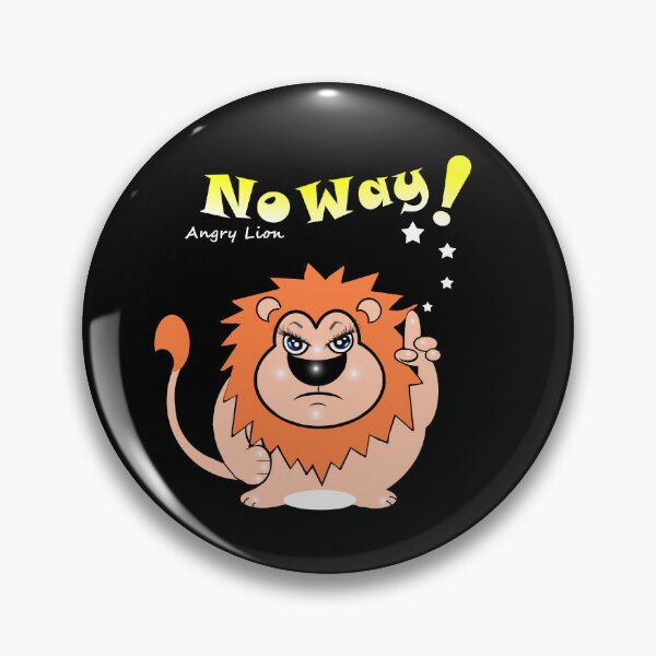 Item preview, No Way, Says the Angry Lion! designed and sold by Shirley cute art .