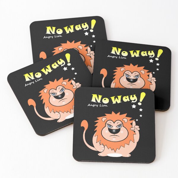 Item preview, No Way, Says the Angry Lion! designed and sold by Shirley cute art .