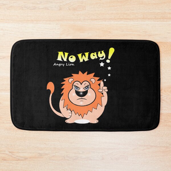 Item preview, No Way, Says the Angry Lion! designed and sold by Shirley cute art .