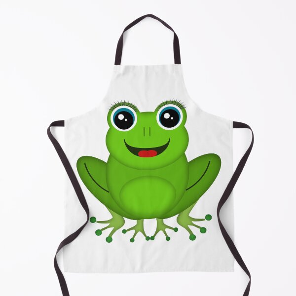 Item preview, Cute Green Frog Mascot Sitting Illustration designed and sold by Ciuszkoland.