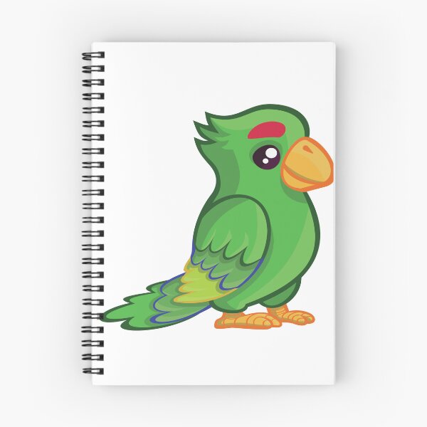 Item preview, Cute Colorful Green Parrot Bird Mascot designed and sold by Ciuszkoland.