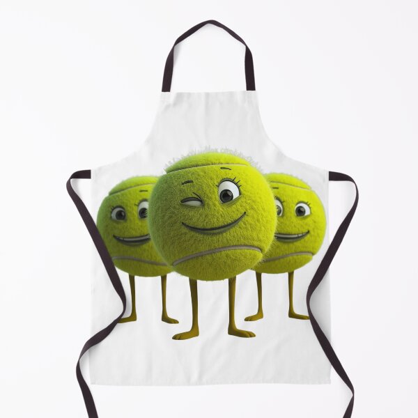 Item preview, Funny Tennis Ball Squad – Cute 3D Cartoon Characters – Tennis Lover Gift designed and sold by RDproject.