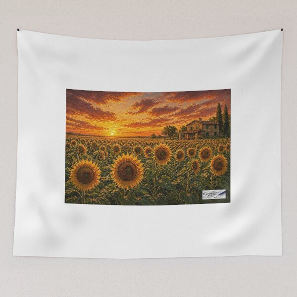 Item preview, Sunrise with Sunflowers designed and sold by JJESTOICO.