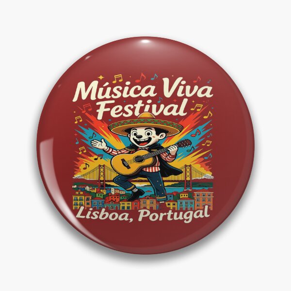 Item preview, Música Viva Festival Lisboa Portugal T-Shirt – Vintage Guitar Player Tee, Lisbon Music Festival Shirt, Colorful Cultural Design designed and sold by Sushikidsntod.