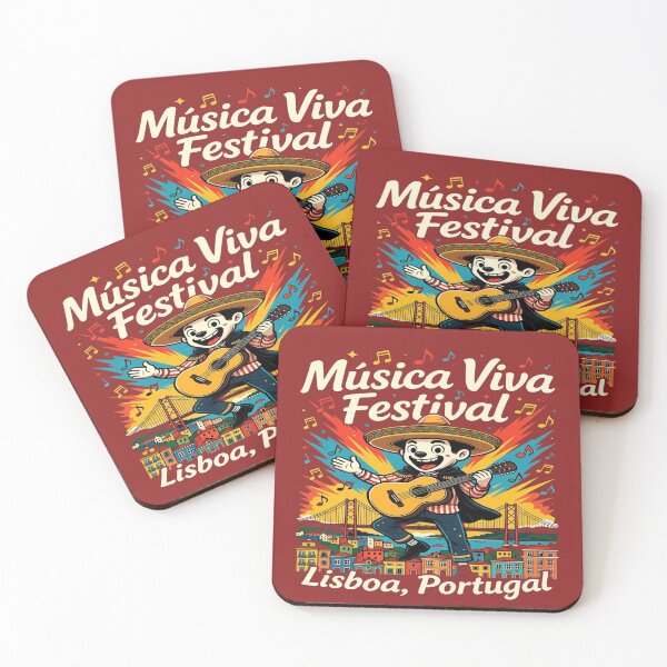 Item preview, Música Viva Festival Lisboa Portugal T-Shirt – Vintage Guitar Player Tee, Lisbon Music Festival Shirt, Colorful Cultural Design designed and sold by Sushikidsntod.