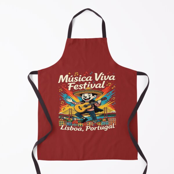 Item preview, Música Viva Festival Lisboa Portugal T-Shirt – Vintage Guitar Player Tee, Lisbon Music Festival Shirt, Colorful Cultural Design designed and sold by Sushikidsntod.