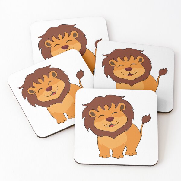 Item preview, Cute Little Lion King Mascot Illustration designed and sold by Ciuszkoland.