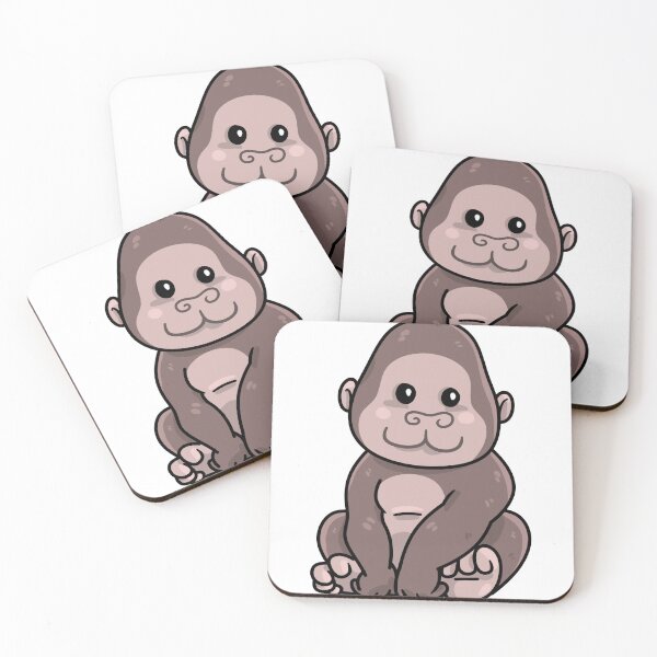 Item preview, Cute Little Monkey Mascot Hanging Around designed and sold by Ciuszkoland.