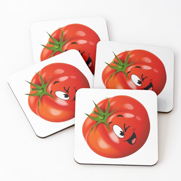 Item preview, Cute Winking Tomato Kawaii Design | Funny Smiling Vegetable Cartoon Art designed and sold by Pandey14.
