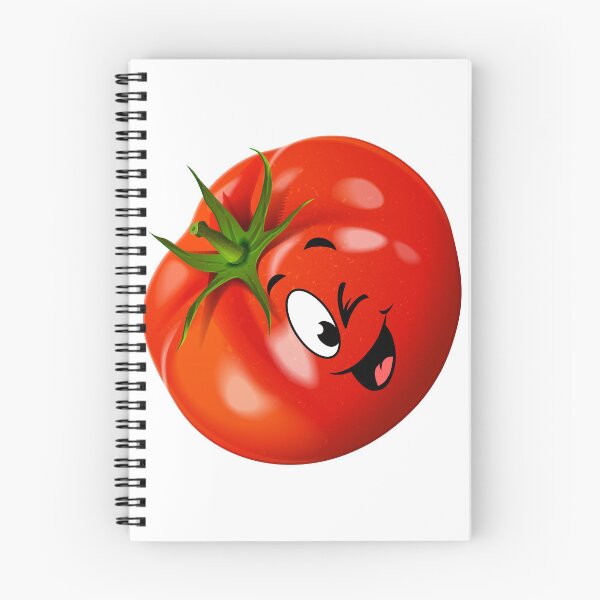 Artikelvorschau, Niedliche, zwinkernde Tomate im Kawaii-Stil | Lustige, lächelnde Gemüse-Cartoon-Zeichnung entworfen und verkauft von Pandey14.