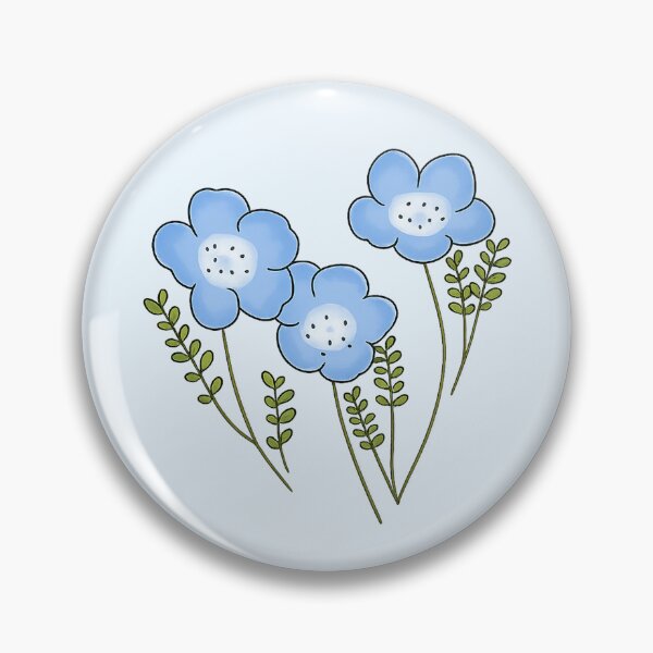 Item preview, blue blossom trio designed and sold by PRINTATSTUDIO.