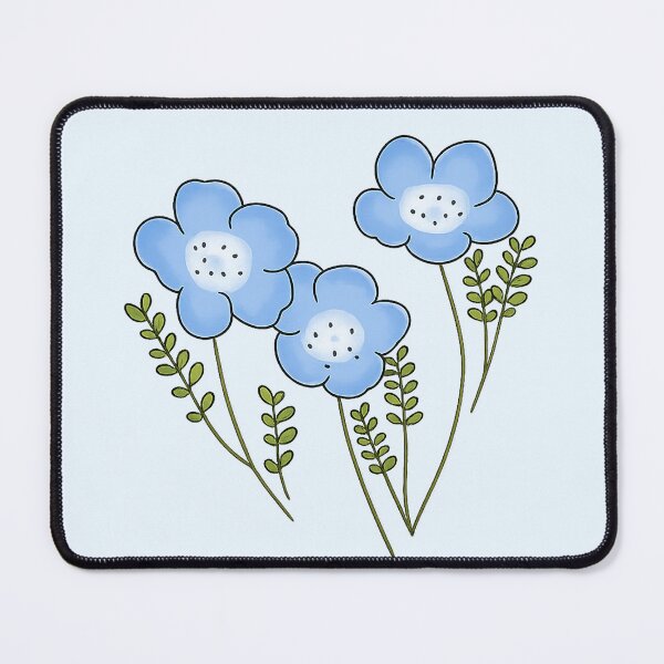 Item preview, blue blossom trio designed and sold by PRINTATSTUDIO.