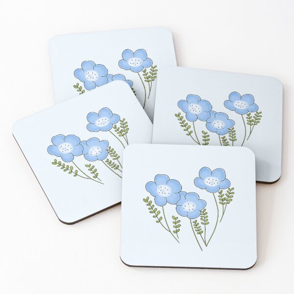 Item preview, blue blossom trio designed and sold by PRINTATSTUDIO.