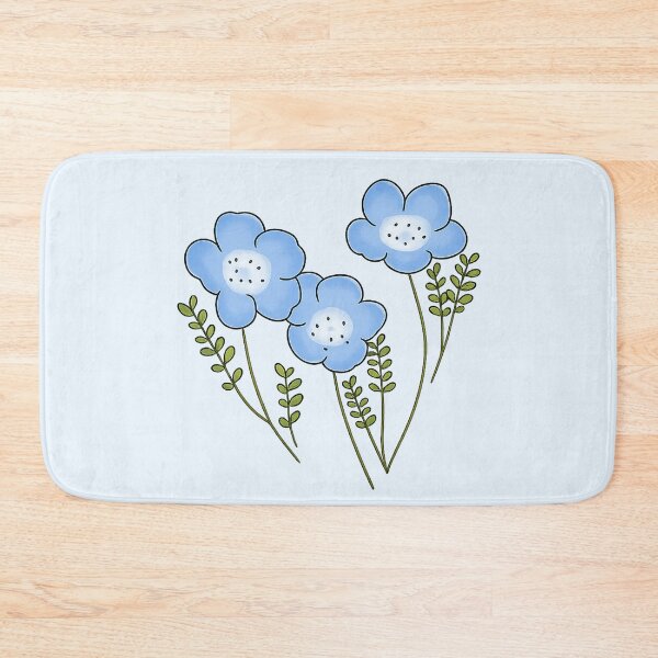 Item preview, blue blossom trio designed and sold by PRINTATSTUDIO.