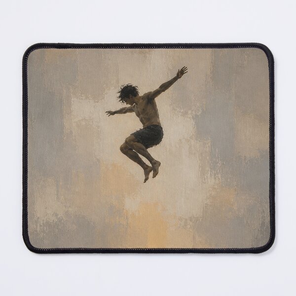 Item preview, Diver Jump Painting – Dynamic Motion Art in Modern Minimalist Style designed and sold by DrizzyV.