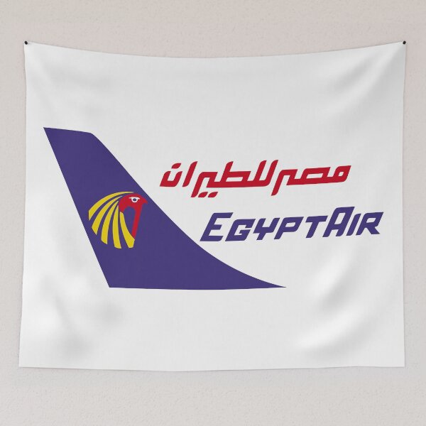 Item preview, Egypt Air 1995 Retro Logo Cairo Airline Livery designed and sold by RetroAviation.