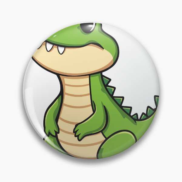 Item preview, Cute Green Crocodile Baby Alligator Cartoon Mascot designed and sold by Ciuszkoland.