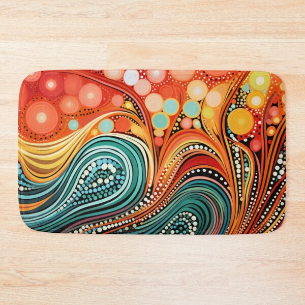 Item preview, Aboriginal Inspired Dot Art - Fire Energy designed and sold by GrinGalore.
