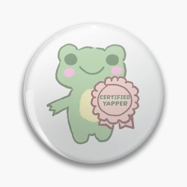 Item preview, Certified Yapper Frog designed and sold by glailastudios.