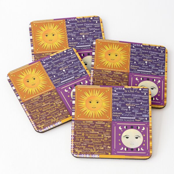 Item preview, Sun and Moon Quilt Patches  designed and sold by JaygiesDesign.