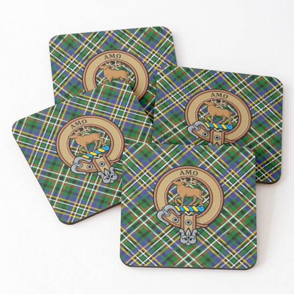 Item preview, Clan Scott Crest over Green Tartan designed and sold by sifis.