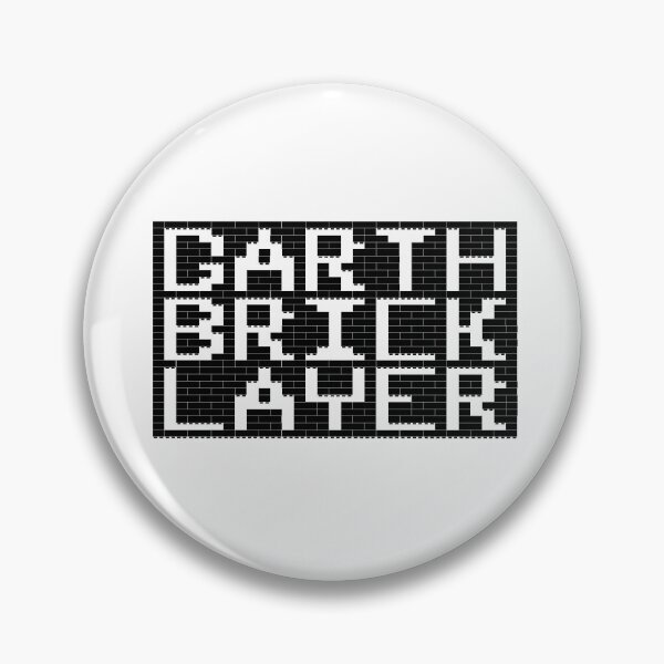 Item preview, Garth Bricklayer Logo with black bricks designed and sold by GarthBricklayer.