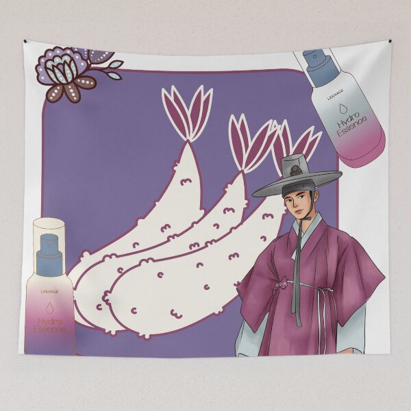 Item preview, Purple Hanbok Man & Tempura Art designed and sold by Kanniax.
