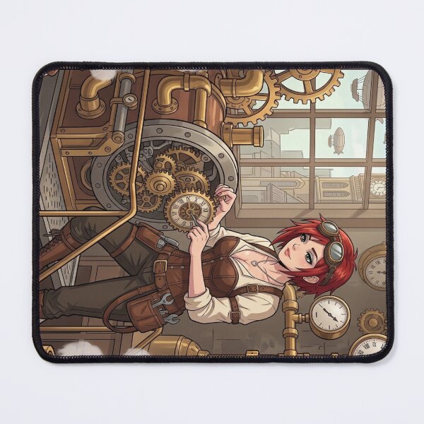 Item preview, Steampunk Clockmaker Working on Gears designed and sold by Vyxorea.