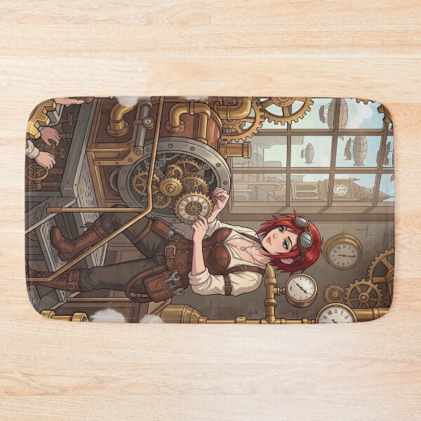 Item preview, Steampunk Clockmaker Working on Gears designed and sold by Vyxorea.
