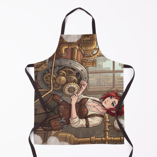 Item preview, Steampunk Clockmaker Working on Gears designed and sold by Vyxorea.