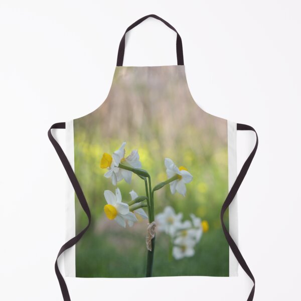 Item preview, White and Yellow Daffodil Cluster in Soft Green Spring Meadow With Shallow Depth of Field designed and sold by Nmallia.