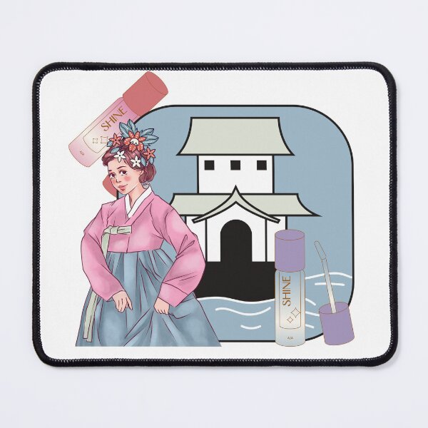 Item preview, Pink Hanbok Lady & Korean Palace designed and sold by Kanniax.