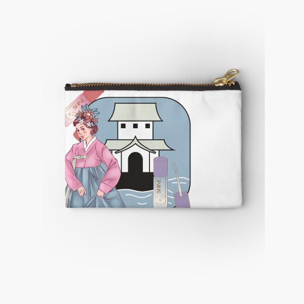 Item preview, Pink Hanbok Lady & Korean Palace designed and sold by Kanniax.