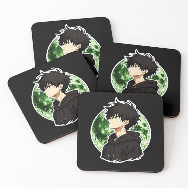 Item preview, Anime Boy Green Moon Aesthetic – Minimalist designed and sold by YamiSociety.