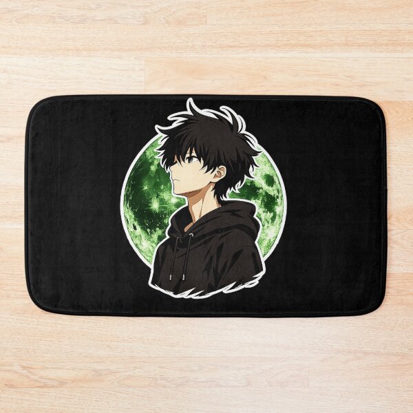 Item preview, Anime Boy Green Moon Aesthetic – Minimalist designed and sold by YamiSociety.