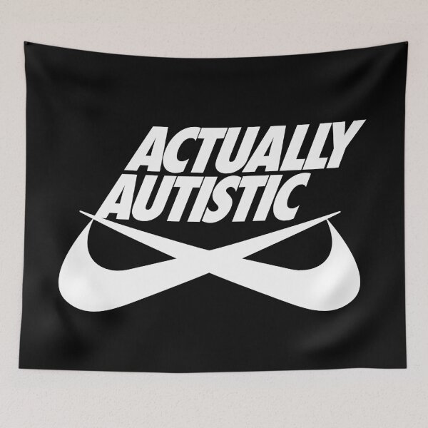 Item preview, ndvh Actually Autistic (shoes) designed and sold by Nik’s T-Shirts.