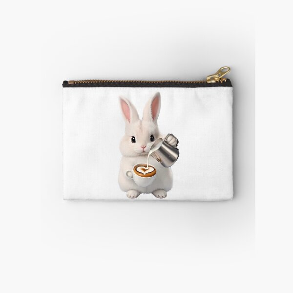 Item preview, Cute Bunny Barista - Coffee Latte Art With Love Illustration designed and sold by lovelistivkaa.