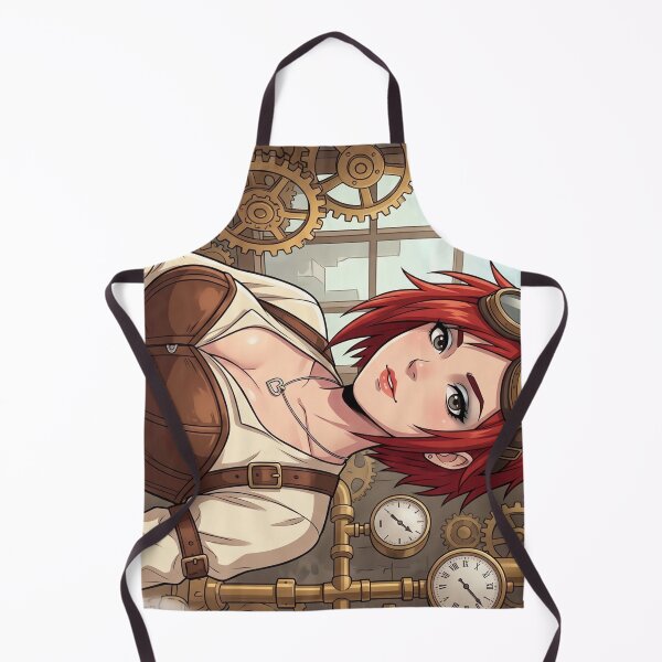 Item preview, Steampunk Mechanic Portrait with Clockwork designed and sold by Vyxorea.