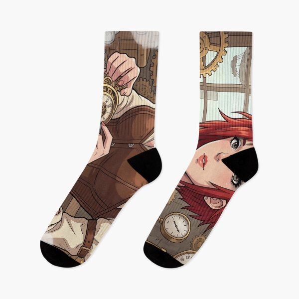 Item preview, Steampunk Mechanic Portrait with Clockwork designed and sold by Vyxorea.