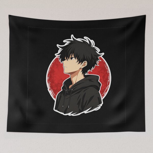 Item preview, Anime Boy Red Moon Aesthetic designed and sold by YamiSociety.