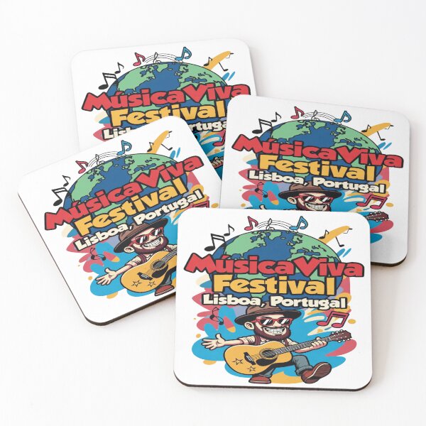 Item preview, Música Viva Festival Lisboa Portugal T-Shirt – Global Music Guitar Player Tee, Colorful Festival Shirt, Lisbon Travel Art Design designed and sold by Sushikidsntod.