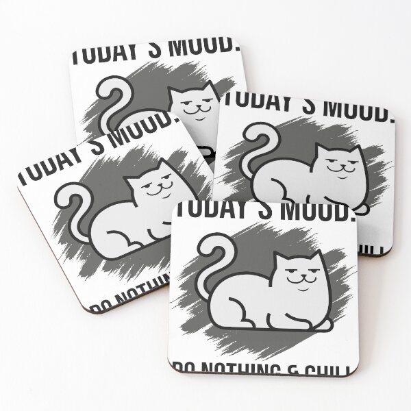 Item preview, Chill Cat Funny Quote Do Nothing Mood designed and sold by CrookedS.
